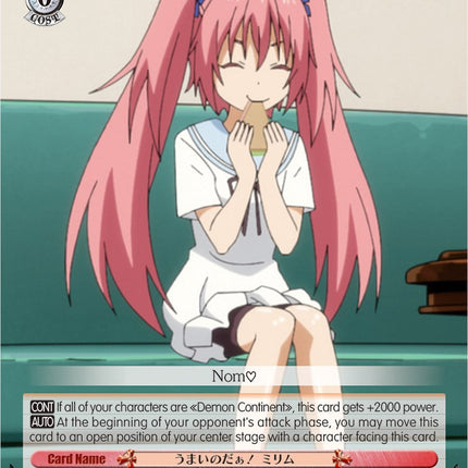 It's Delicious! Milim (TSK/S82-E029 RR) [That Time I Got Reincarnated as a Slime Vol.2]