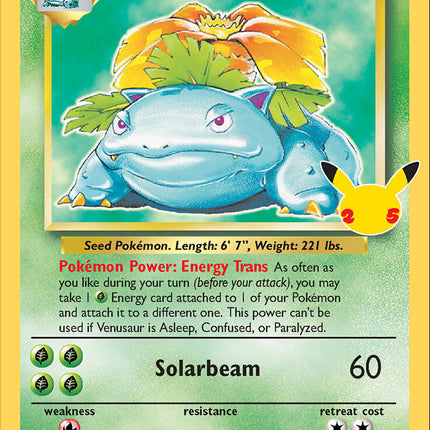 venusaur pokemon card value 15/102 Venusaur (15/102) [Celebrations: 25th Anniversary
