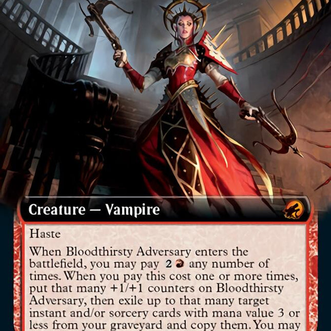 Bloodthirsty Adversary (Extended Art) [Innistrad: Midnight Hunt]