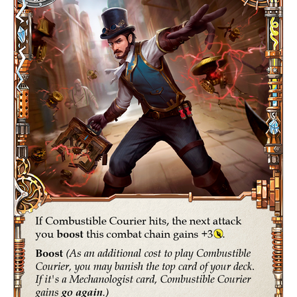 Combustible Courier (Yellow) [1HP203] (History Pack 1)