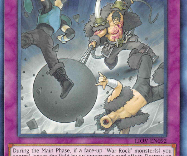 yugioh war rock cards War Rock Big Blow [LIOV-EN092] Common – TokenMTG
