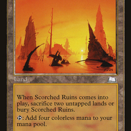 Scorched Ruins [Weatherlight]