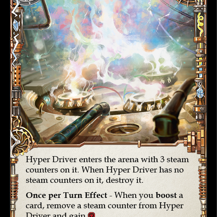 Hyper Driver [ARC036-C] (Arcane Rising)  1st Edition Rainbow Foil