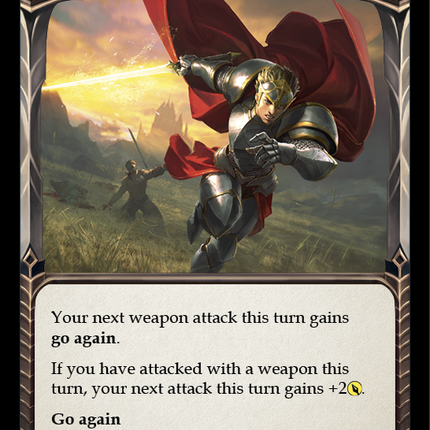 Hit and Run (Yellow) [CRU092] (Crucible of War)  1st Edition Rainbow Foil