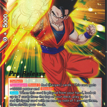 Son Gohan, Saiyan Combo (BT13-015) [Supreme Rivalry Prerelease Promos]