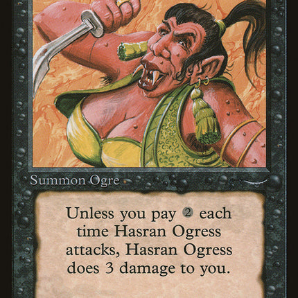 Hasran Ogress (Dark Mana Cost) [Arabian Nights]