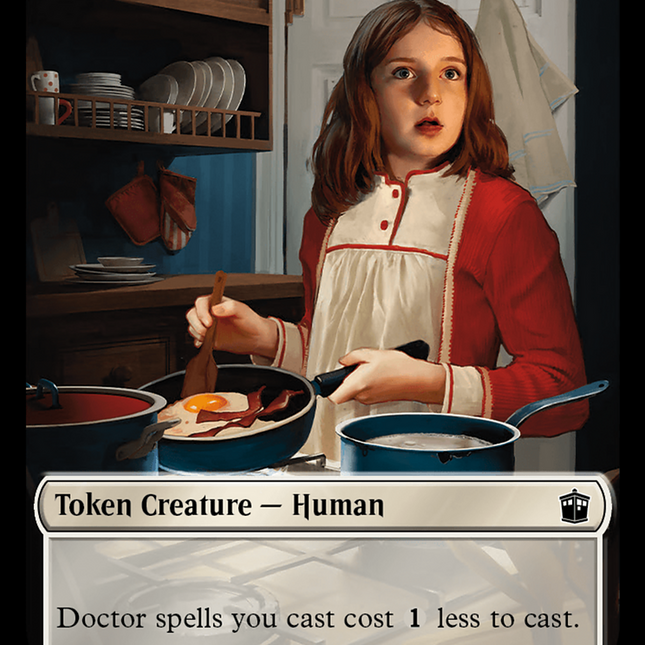 Human (0005) // Clue (0023) Double-Sided Token [Doctor Who Tokens]