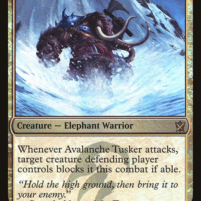 Avalanche Tusker (Intro Pack) [Khans of Tarkir Promos]