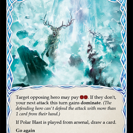 Polar Blast (Yellow) [ELE167] (Tales of Aria)  1st Edition Normal