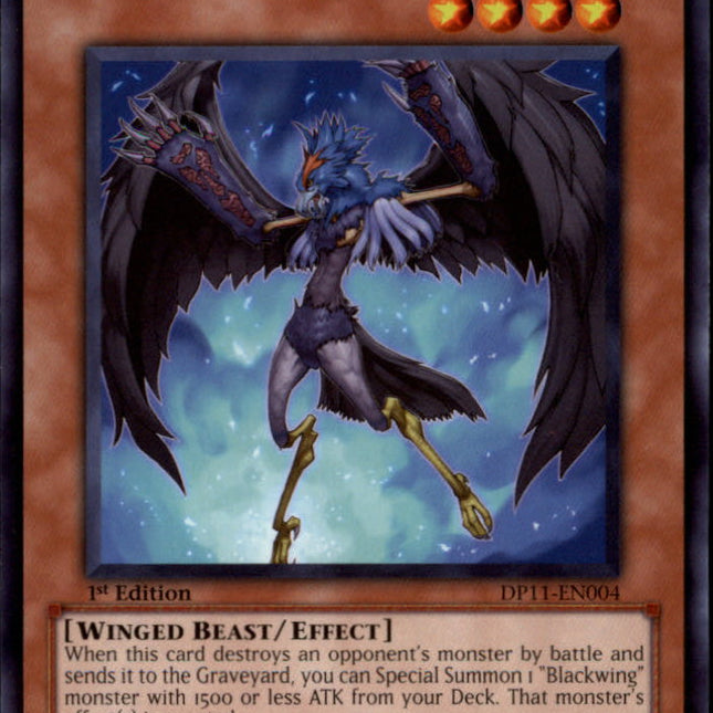 Blackwing - Shura the Blue Flame [DP11-EN004] Rare