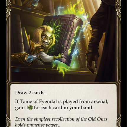 Tome of Fyendal [WTR160-M] (Welcome to Rathe)  Alpha Print Normal