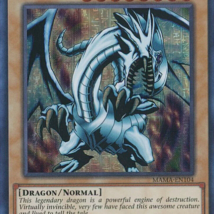 Blue-Eyes White Dragon [MAMA-EN104] Ultra Pharaoh's Rare