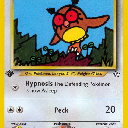 Hoothoot (60/111) [Neo Genesis 1st Edition]