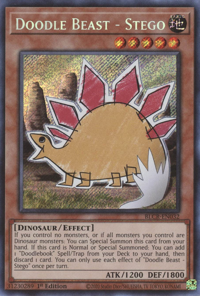 yugioh dinosaur spell and trap cards Doodle Beast