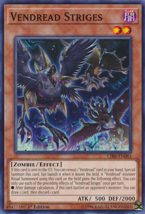 vendread yugioh cards POTE-EN040 - Scavenger - Super Rare This is of the Super Rare rarity. Vendread Core