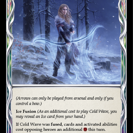 Cold Wave (Red) [U-ELE038] (Tales of Aria Unlimited)  Unlimited Normal