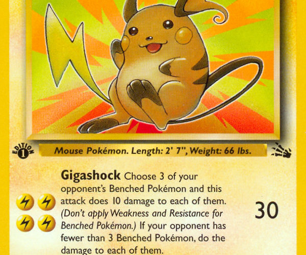 Raichu (29/62) [Fossil 1st Edition] – TokenMTG