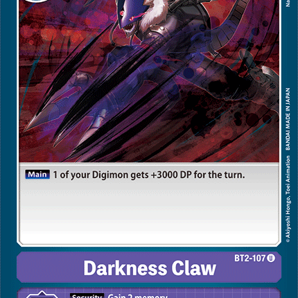 Darkness Claw [BT2-107] [Release Special Booster Ver.1.0]