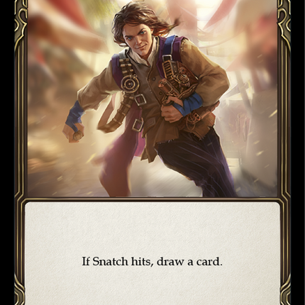 Snatch (Yellow) [U-WTR168] (Welcome to Rathe Unlimited)  Unlimited Rainbow Foil