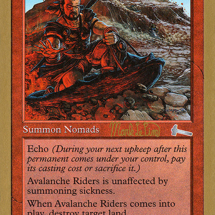 Avalanche Riders (Mark Le Pine) [World Championship Decks 1999]