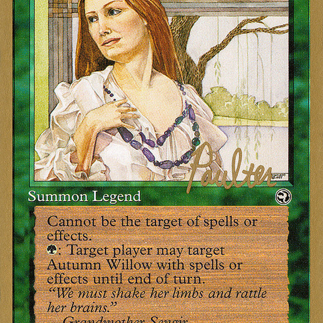 Autumn Willow (Preston Poulter) [Pro Tour Collector Set]