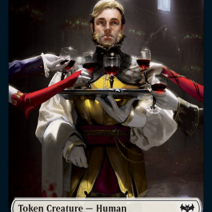 Human (001) // Spirit Cleric Double-Sided Token [Innistrad: Crimson Vow Tokens]