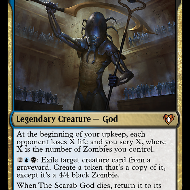 The Scarab God [Commander Masters] – TokenMTG