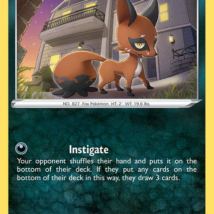 nickit pokemon card price - Sword & Shield - Shining Fates - holofoil pattern or surface detail) Thievul / Nickit - Darkness