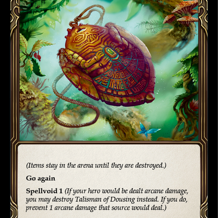 Talisman of Dousing [MON302-RF] (Monarch)  1st Edition Rainbow Foil