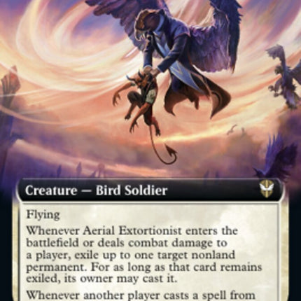 Aerial Extortionist (Extended Art) [Streets of New Capenna Commander]