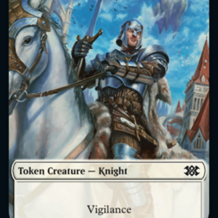 Spider // Knight Double-Sided Token [Double Masters 2022 Tokens]