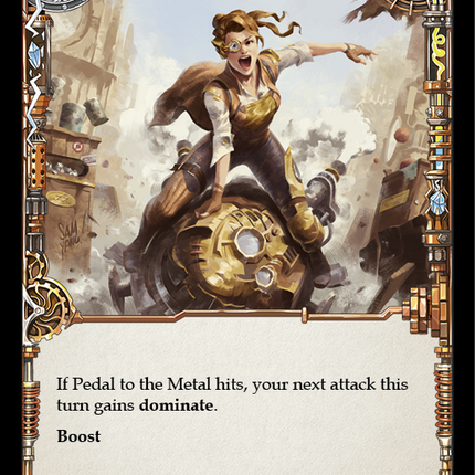 Pedal to the Metal (Red) [ARC011-R] (Arcane Rising)  1st Edition Rainbow Foil