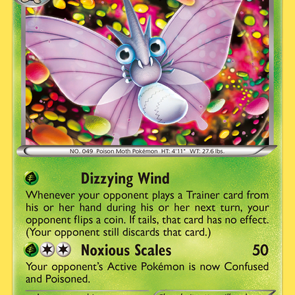 Venomoth (2/119) [XY: Phantom Forces]