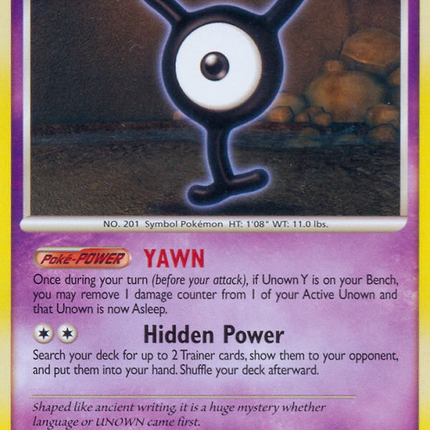 Unown Y (81/146) [Diamond & Pearl: Legends Awakened]