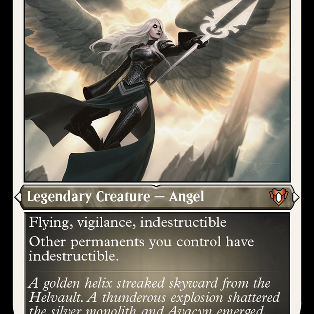 Avacyn, Angel of Hope (Foil Etched) [Commander Masters]