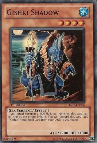 yugioh gishki deck Gishki Shadow [HA05-EN036] Super Rare – TokenMTG