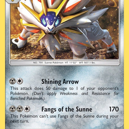 Solgaleo (87/145) (Theme Deck Exclusive) [Sun & Moon: Guardians Rising]