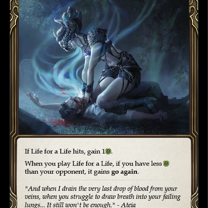 Life for a Life (Yellow) [ARC165-R] (Arcane Rising)  1st Edition Normal