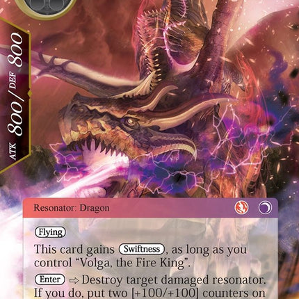 Darkest Fire Dragon (SDAO1-024) [Alice Origin Starter Deck]