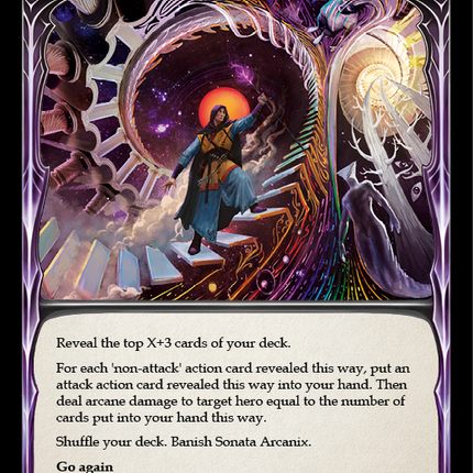 Sonata Arcanix [MON231-RF] (Monarch)  1st Edition Rainbow Foil