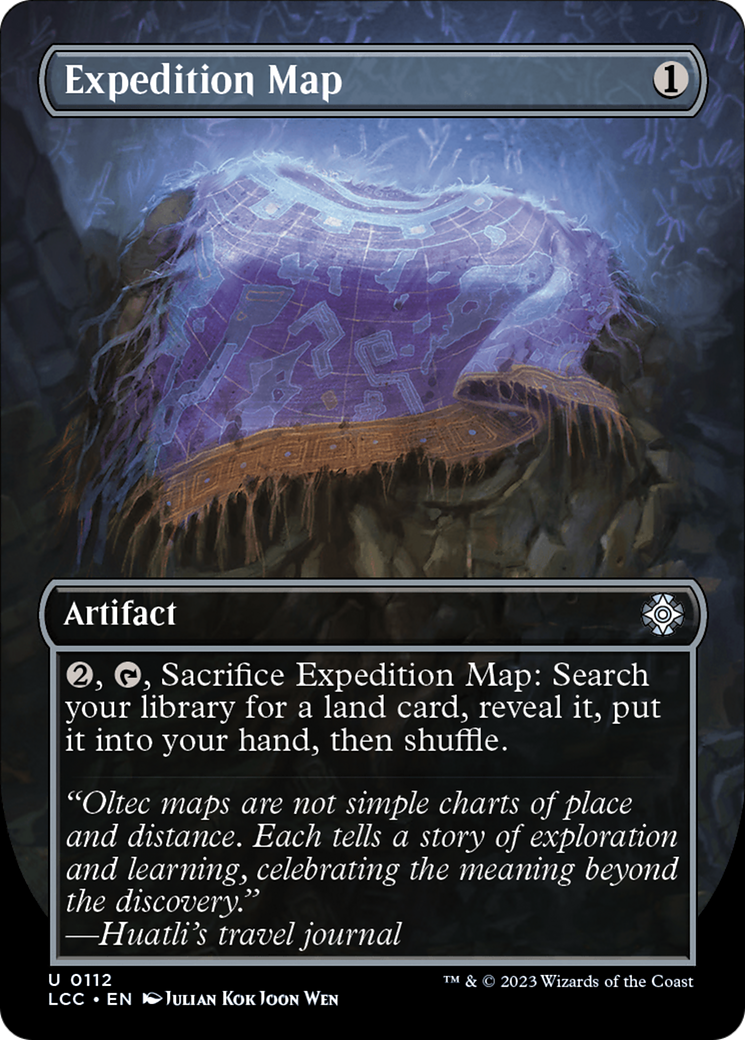 Expedition Map (Borderless) [The Lost Caverns of Ixalan Commander] –  TokenMTG