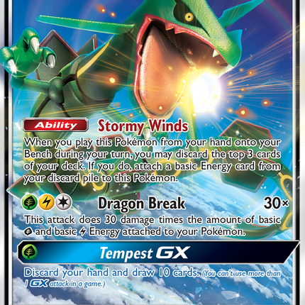 Rayquaza GX (109/168) [Sun & Moon: Celestial Storm]