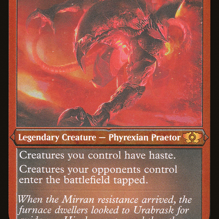 Urabrask the Hidden (Foil Etched) [Multiverse Legends]