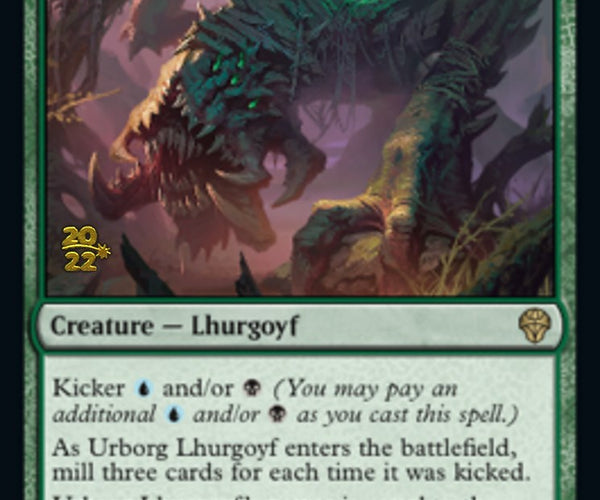 mtg lhurgoyf cards Magic The Gathering - Modern Horizons 3 Commander - As Urborg Lhurgoyf enters the battlefield MTG magic cards 1x Lhurgoyf
