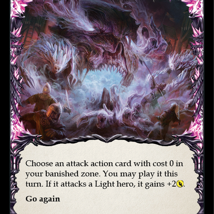 Spew Shadow (Blue) [MON214-RF] (Monarch)  1st Edition Rainbow Foil
