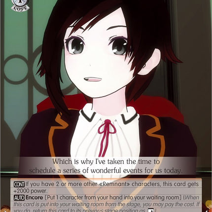 Uniform Ruby (RWBY/WX03-059 U) [RWBY]