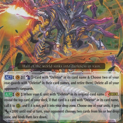 Darkjet Deletor, Greyend (G-CB06/008EN) [Rondeau of Chaos and Salvation]