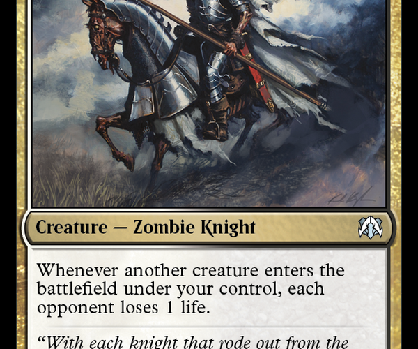 mtg cards like corpse knight Magic: The Gathering - Corpse Knight Spec - This