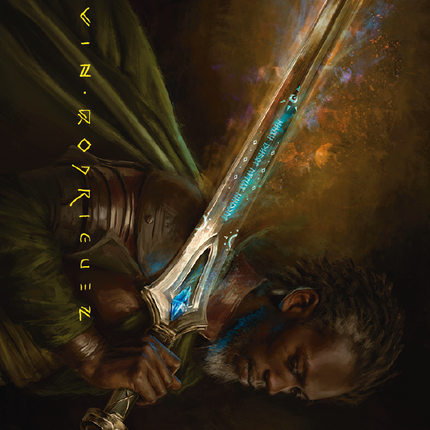 Anduril, Flame of the West Art Card (Gold-Stamped Signature) [The Lord of the Rings: Tales of Middle-earth Art Series]