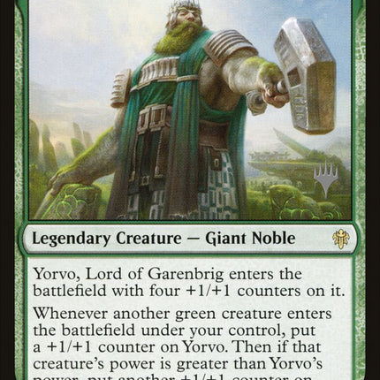 Yorvo, Lord of Garenbrig (Promo Pack) [Throne of Eldraine Promos]